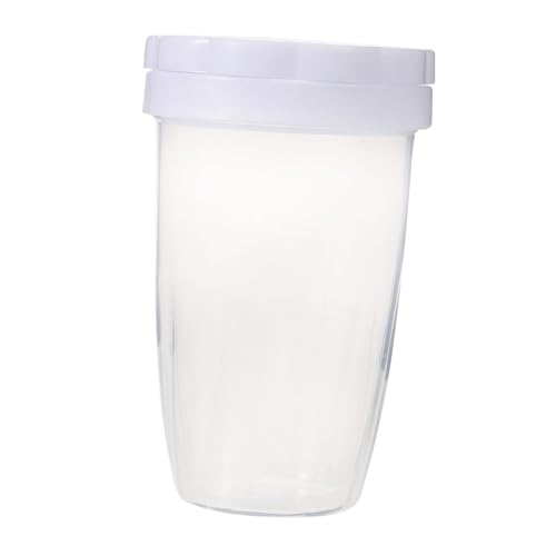 Cabilock Saupoudreur à Sucre Glace Et Farine 1 Pcs, Plastique Polypropylène Blanc, avec Couvercle, pour Pâtisserie Cuisine Domestique