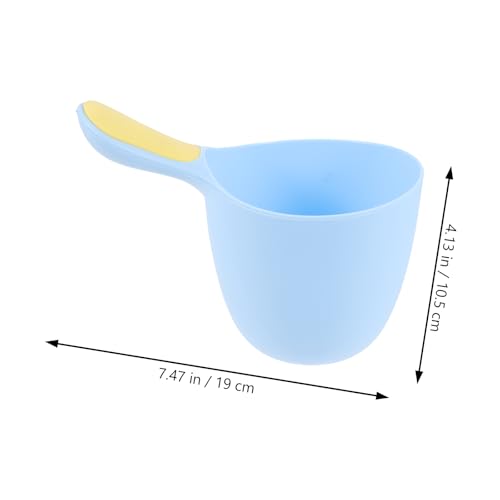 Image of 3pcs baby water scoop shampoo ladle bathing water ladles bath dipper water scoop ladle shampoo rinse cup hair bath rinse cup bath spoon take a bath shampoo spoon plastic child