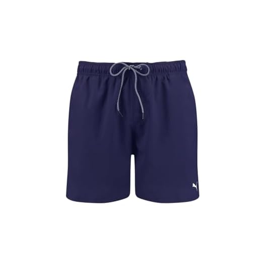 PUMA Herren Puma Mid-length Men's Swimming - Visible Drawcord Board Shorts, Navy, XXL EU