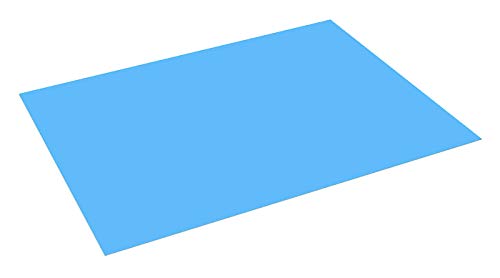 OFITURIA FAB-15567 Pack 25 Cartulinas Color Azul Turquesa Tamaño 50 X 65, 180g
