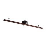 【Amazon限定ブランド】ダクトレール ライティングレール 1m 可動範囲96cm ライティングバー スポットライトレール レール照明 ライティングダクト オシャレ 照明 工事不要 間接照明 天井照明 Kalos BR 100