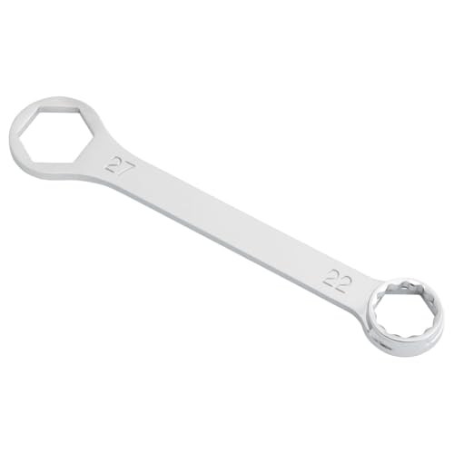 Image of TUSK Racer Axle Combo Wrench 22mm /27mm Includes 13 /16 inch for 2-Stroke Plug Removal