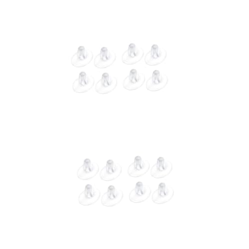 FRCOLOR 2 Sätze Vorderpolster Verschleißfeste Flip-flops Vorfußpolster Kippen Gel Pad Unterlage Transparent Hausschuhe Flip-flops-pad-zubehör Ovales Flip-flops-pad 4 Paare * 2