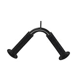 QSTDGVPW Press de Tríceps con Mango en V, Mango de Acero Antideslizante, Mango de Remo