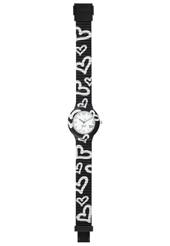 Hip Hop Damen Analoger Quarz Uhr mit Silicone Armband HWU0904