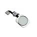 for iPhone 6 and 6 Plus Home Button Homebutton with Flex Cable and Touch ID Sensor Assembly (White)