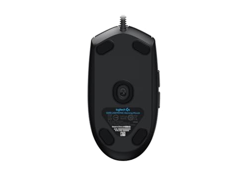 Logitech Gaming Mouse G102 LIGHTSYNC Maus für Rechtshänder, Optisch, 6 Tasten, kabelgebunden, USB, schwarz – Ansicht 3