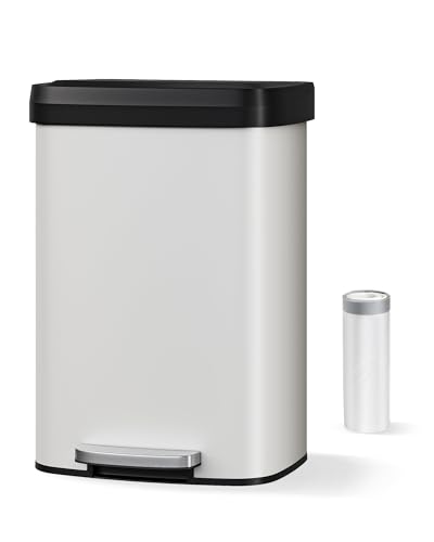 Caneca de basura rectangular 50 litros con tapa miniatura 7