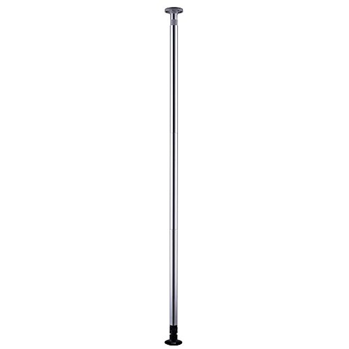 image for ZeHuoGe Silver Fitness Dancing Pole Kit Solid Steel and ABS Height Adj