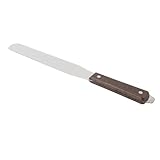 [Herramienta práctica] Esta sencilla espátula para pasteles ayuda a aplicar en áreas difíciles de llegar y mantiene las manos y los dedos alejados del glaseado.