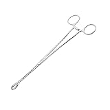 YNR Reptile Feeding Clip Pet Raising Feeding Tool Reptile Terrarium Tongs Tweezers for Tortoise Lizard Frog Spider Tarantulas (9.5 Inches)