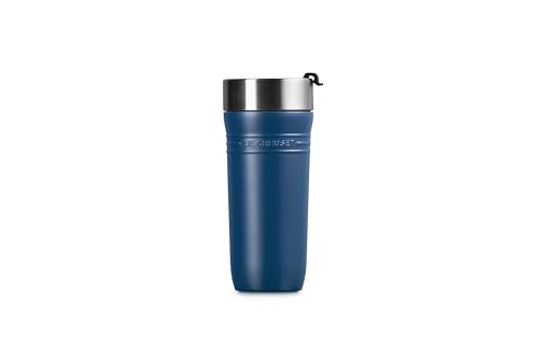 Image of Le Creuset Stainless Steel On The Go Travel Mug, 12 oz., Deep Teal