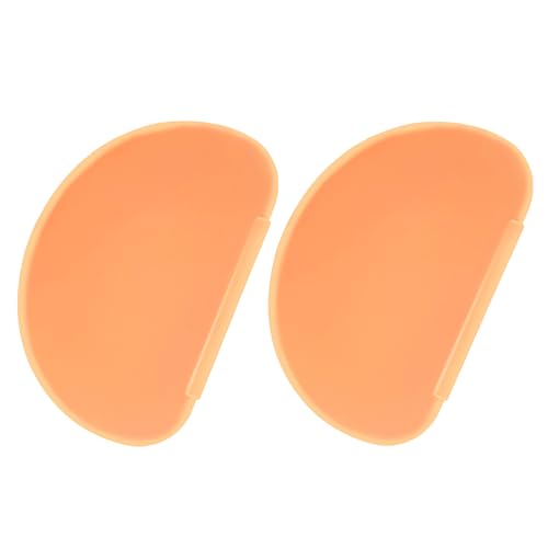 Juego de espátulas para masa, flexible y resistente, juego de 2 tarjetas de masa de silicona, espátula para hornear, cortar, raspar y porcionar, ideal para masa de pan, pizza y pasteles, apto para