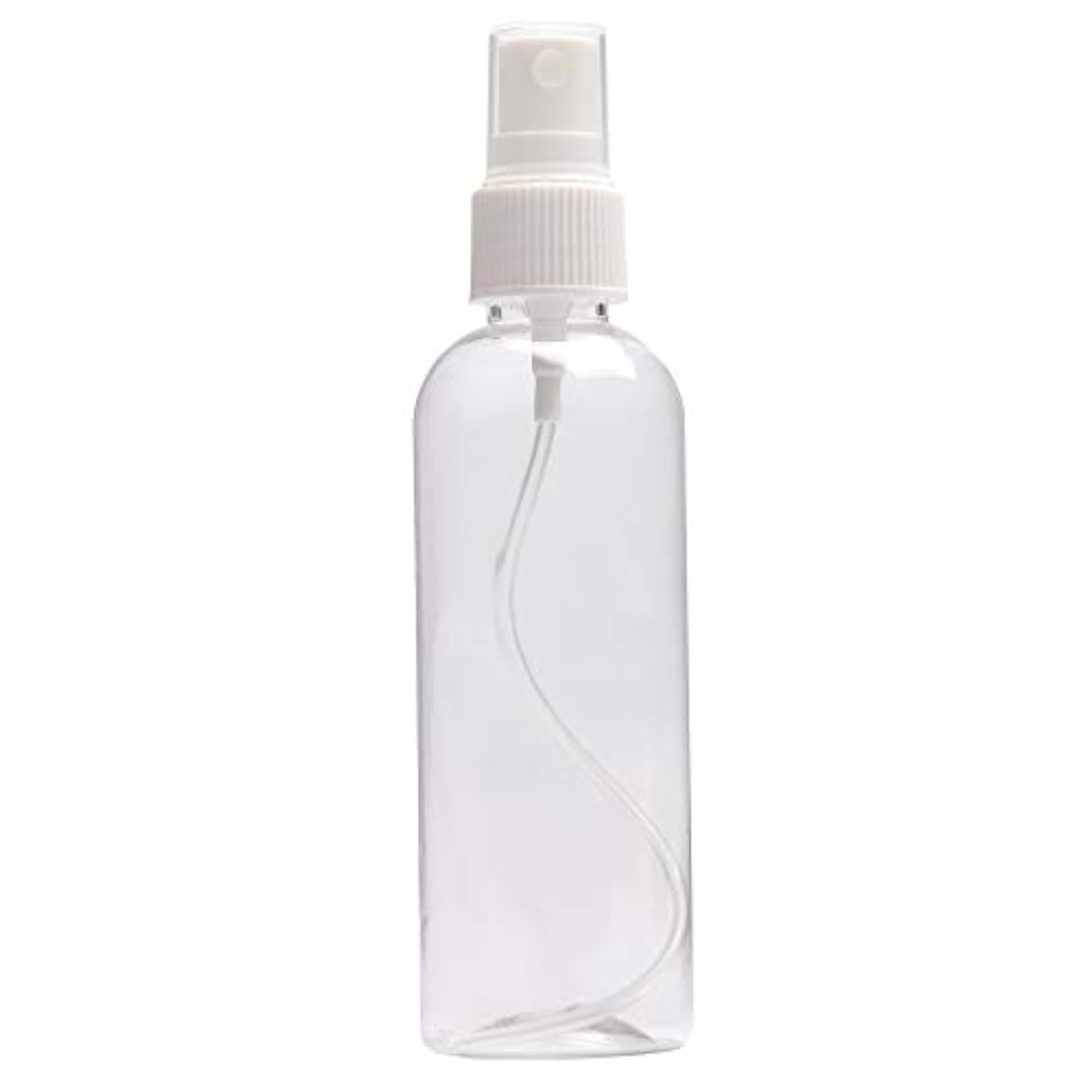 Plastic Transparent Multipurpose Spray Bottles, 100ml