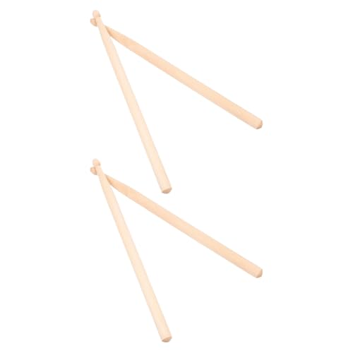 KESYOO Baquetas de Madera de Arce para Niños, 2 Pares Diseño Ergonómico para Principiantes miniatura 1