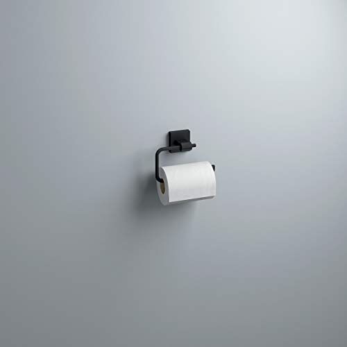 Franklin Brass MAX50-FB Maxted (1-Pack) Toilet Paper Holder Matte Black Tissue Roll Holder thumb #2