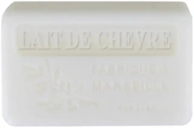 Savon de Marseille au Lait de Chèvre BIO - 100 g - Pour Tous Types de Peau