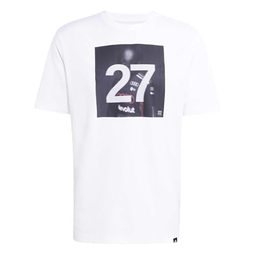 T-shirt adidas Audi Revolut F1 Gabriel Bortoleto imprimé graphique manches courtes homme