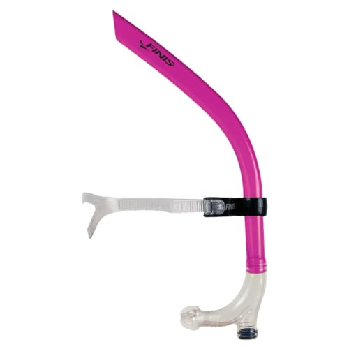 FINIS Original Swimmer’s Snorkel, Center-Mount Design, Adult, Pink