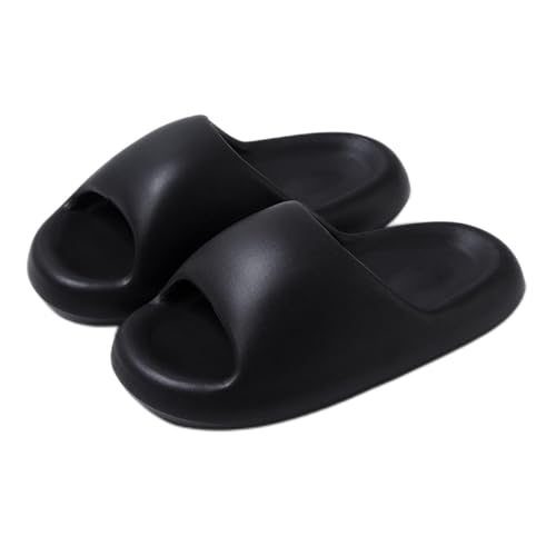 Zapatos de baño Zapatillas con personalidad a la moda for mujer, moda de verano, pareja informal, exterior, suela gruesa, sandalias for el hogar con sentido for personas mayores, zapatillas for hombre