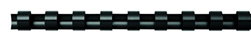 Fellowes A4 8 mm plastikowe grzebienie do wiązania grzebieni, wiązania od 21 do 40 stron, czarne, 100 sztuk