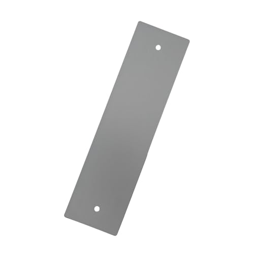 Placca cieca 165 mm copri foro avvolgibile motore tapparella avvolgitore (Argento)