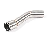 Pot d échappement Pour Pour FZ1 Pour FZ1N Pour FZ1000 2006-2015 Moto Slip On Mid Link Tuyau D'échappement Échappement Silencieux Moto(A)