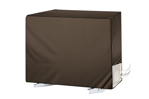 Image of Split AC Cover Outdoor Unit for 1.5 Ton Capacity AC, All Weather Cover /Dustproof /Water Resistant (Maroon, Brown)
