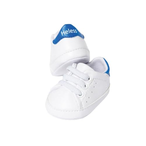 Heless 145 - Doll sneakers, white, size 38 - 45 cm, fashion shoes for everyday life of dolls