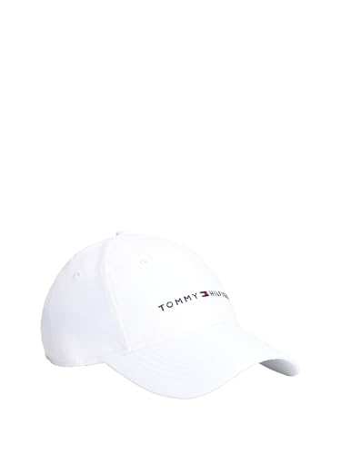 Tommy Hilfiger Mens Ripstop Baseball Cap Classic White One Size