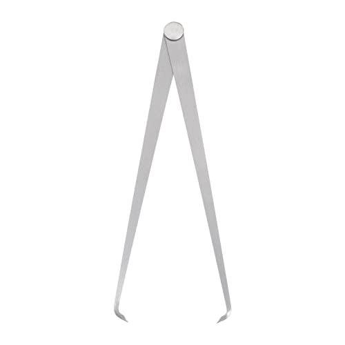 Image of sourcing map Firm Joint Inside Caliper 250mm 10 Inch Tool Steel Firm Friction Joint Internal Measurement Tool for Carving Shaping Modeling, Silver