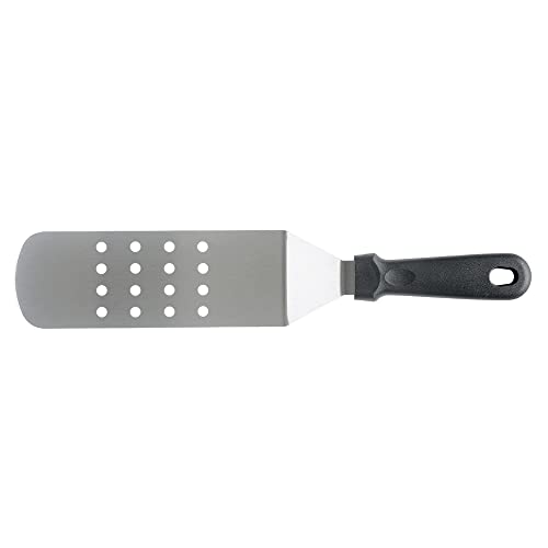 Espátula Perfurada Curva Weck 35,5 cm em Aço Inox