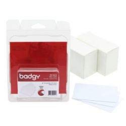 Badgy CBGC0020W - BADGY PVC Cards X100 - Thin (20MIL/0.50 MM)