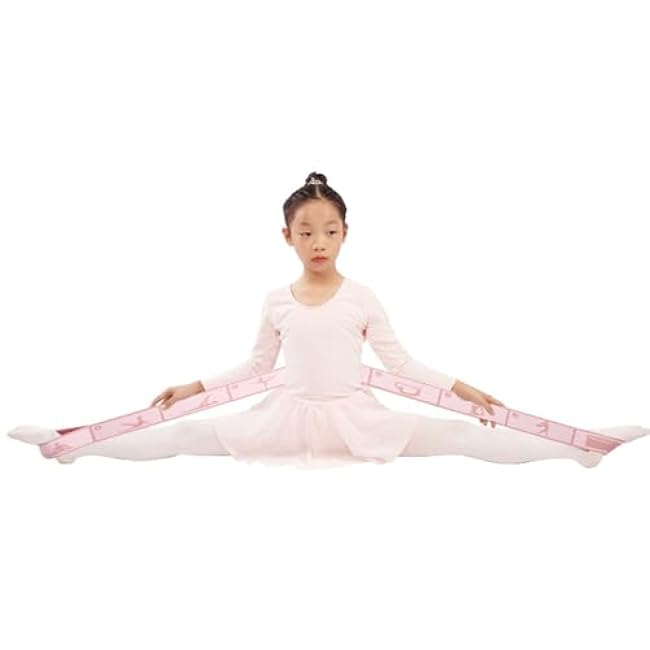 Kids Stretch Bands Dance Stretching Straps for Children New Elastic Band Can Write The Name Number Segment 8/10 Grids Yoga Straps Dance Resistance Belt Exercise Pilates Accessories