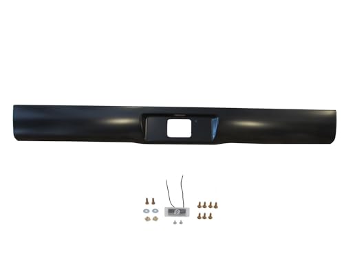 1973-1979 F100 Fleetside Steel Rear Roll pan w/license Plate Box & LED Light