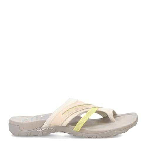 Merrell womens Terran Post II Sandals, White, 10