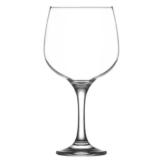 Tradineur - Set de 6 copas de cristal para combinados, cócteles, vino, aptas para lavavajillas, elegantes, fiestas, celebraciones (730 ml - 21,3 x 11 cm)
