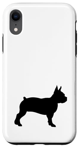 Boston Terrier - Bostie - Perro mamá papá - Simple minimalista Carcasa para iPhone XR