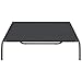 vidaXL Elevated Dog Bed Black 59,1