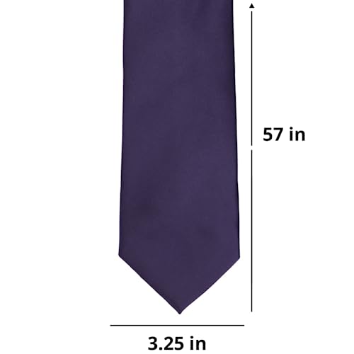 Image of tiemart Premium Solid Color Necktie