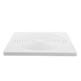 Compatible avec les ventilateurs muraux carrés : cette grille de remplacement pour ventilateur de plafond de salle de bain est idéale pour remplacer la grille d'aération carrée d'un ventilateur mural, simplifiant ainsi l'installation