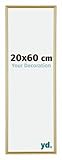 Cadre Photo yd. Your Decoration - Cadre Photo 20x60 cm - Or - Cadre Photo en Plastique Avec Verre acrylique - Anti-Reflet - Cadre 20x60 - Annecy
