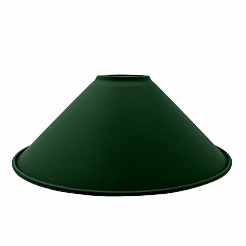 Moderne Retro Industrielle Hängelampe Pendelleuchte Bar Lampenschirm Stehlampe Lampenschirm für Tischlampe (Typ 1 Grüner) Cover