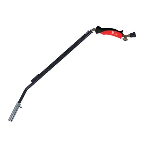 INTEC - Désherbeur Thermique Gaz 1100W Piezo - Chalumeau gaz sans fil - Bruleur Mauvaises Herbes, Allumage Barbecue, Poêle à bois