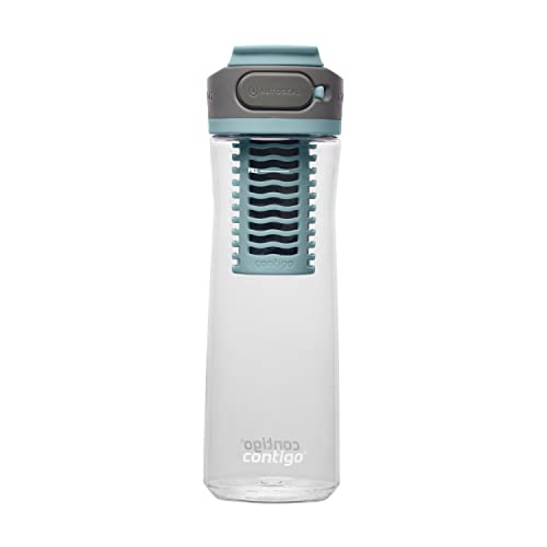 Bouteille d'eau en plastique Contigo Clybourn avec couvercle Autoseal et filtre FreeFlow amovible