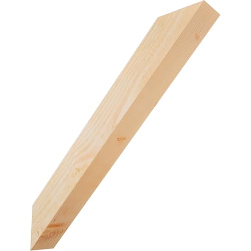 Ekena Millwork BRC04X26X26TRA00RDF 4"W x 26"D x 26"H Traditional Rough Sawn Knee Brace, Douglas Fir