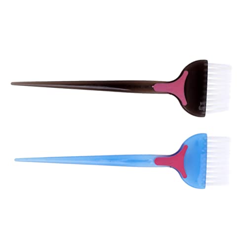 NOLITOY 4 Piezas peine de color de pelo cepillos para el cabello para mujeres cepillo para desenredar el cabello tratamiento de aceite para el cabello cepillo para teñir el cabello Black
