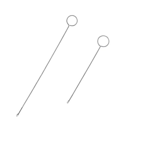 Pessrrtewg Sewing Loop Turner Hook,Stainless Steel Loop Turner For Fabric Tube Straps Belts Turner Strips,Loop Hook Needle T with