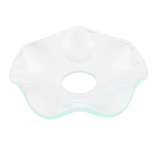 Gatuida Raccoglitore Cera in Vetro Trasparente Portacera Scanalato per Candele Affusolate Anello Raccoglitore in Vetro Protezione per Candele per Uso Versatile