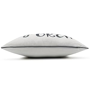 Life is Better On The Porch Embroidered Cotton Decorative Square Accent Throw Pillow Cover - Decor for Couch, Porch, New Home - 18x18 Inches, Offwhite Life is Better On The Porch Embroidered Cotton Decorative Square Accent Throw Pillow Cover Decor for Couch Porch New Home 18×18 Inches Offwhite